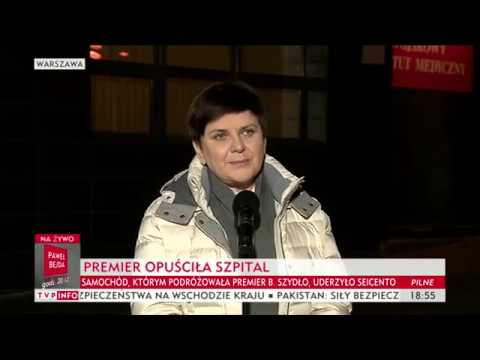 Premier Beata Szydło po 7 dniach opuściła szpital