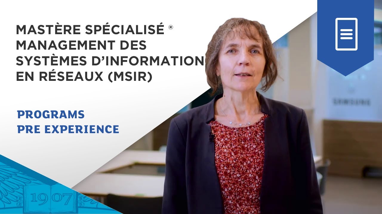 Vidéo de présentation de la directrice académique 