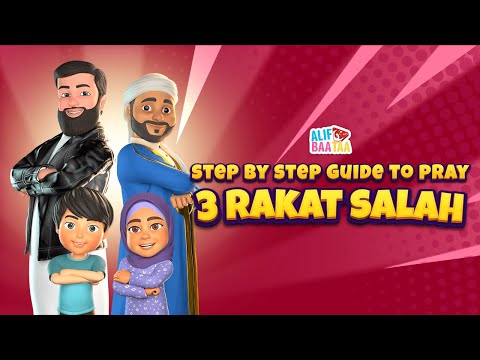 Step by Step Guide to Pray 3 Rakat Salah For Children