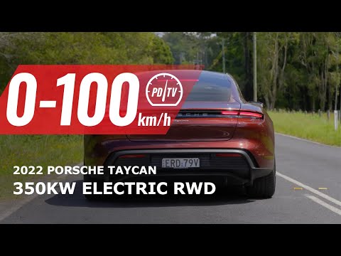 2022 Porsche Taycan RWD 0-100km/h & walk-around