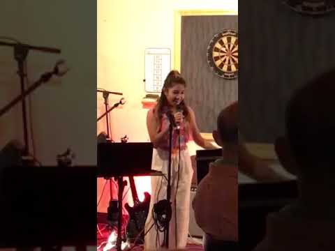 Judette singing Kareoke