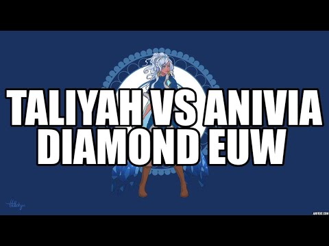 Taliyah VS Anivia - Taliyah Mid Guide - Taliyah Tutorial in Diamond EUW Full Game Commentary