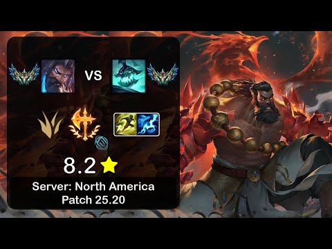 Udyr Jungle vs Hecarim - NA Challenger - Patch 25.20