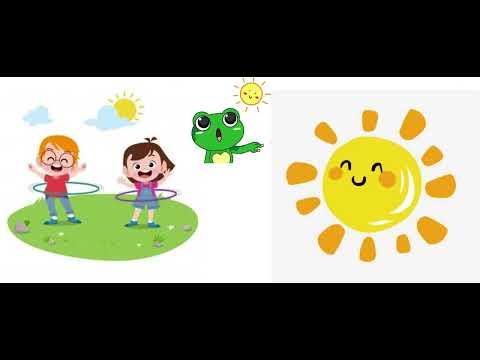 Väderlek med för Barn: Regn och Sol