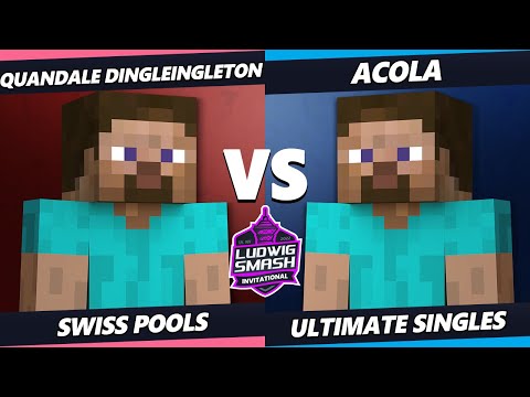 Ludwig Invitational - Acola (Steve) Vs. Quandale Dinglelingleton (Steve) SSBU Ultimate Tournament