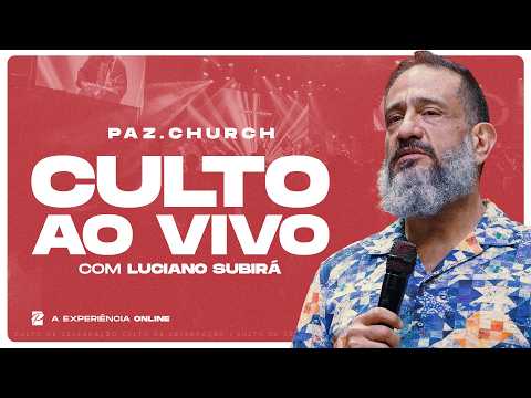 Culto Online 18h30 | Domingo, 30/08/2026  | Paz Church São Paulo