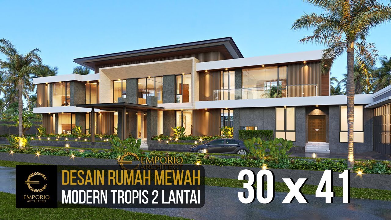 Video 3D Desain Rumah Modern 2 Lantai Bapak Ade - Manado, Sulawesi Utara
