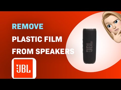 How to Remove Plastic Film from JBL Flip 6 Speakers
