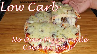 No Oven Pizza made Coconut Flour - Panlasang Lowcarb with Kersteen/LCfied Recipe/Kersteen's Kitchen