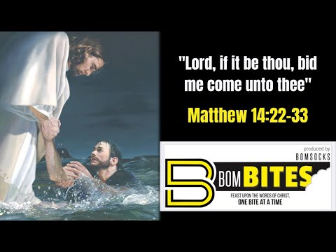 BOM-BITES Episode #763 - Matthew 14:22-33