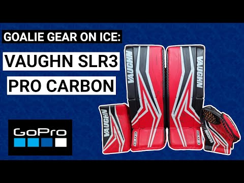 GoPro Hockey Goalie Gear On Ice: Vaughn SLR3 Pro Carbon Goalie Pads, Blocker, and Catcher