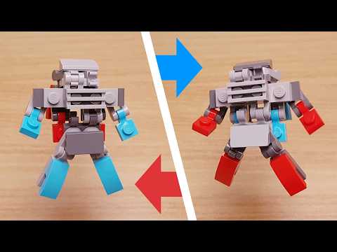 Mini LEGO color-shifting transformer robot Color Shifter!