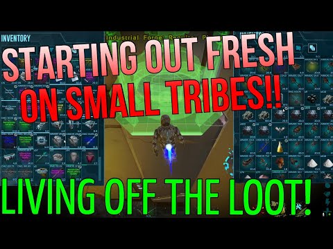 Starting Out Fresh On Small Tribes!! Hunting For Insane Loot! ep.1-Small Tribes-Ark Survival Evolved