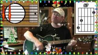 Winter Wonderland - Dean Martin - Acoustic Guitar Lesson (easy)