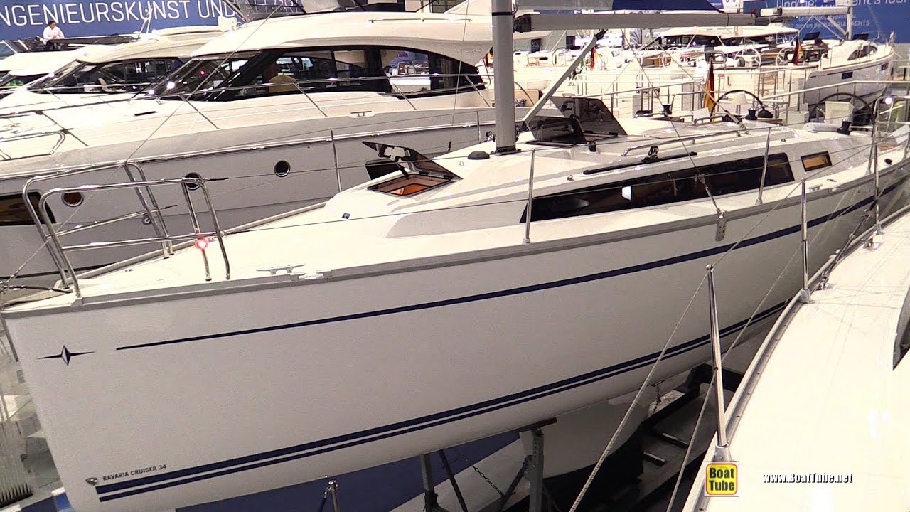 2019 Bavaria Cruiser 34 Sailing Yacht - Deck and Interior Walkaround - 2019 Boot Dusseldorf