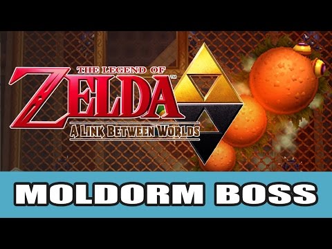 Zelda: Link Between Worlds - Moldorm Boss Fight