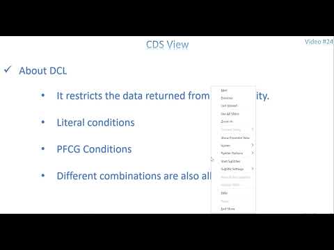 Video 24: CDS View - Annotations Part 3
