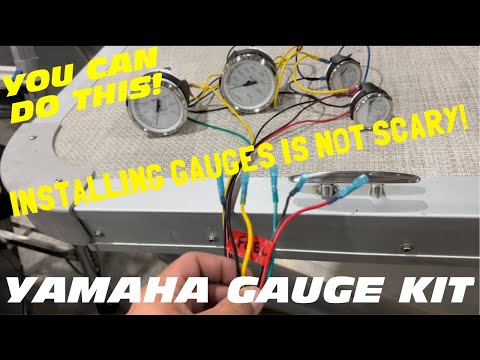 WIRING BOAT GAUGES - Yamaha Outboard Faria Gauge Package