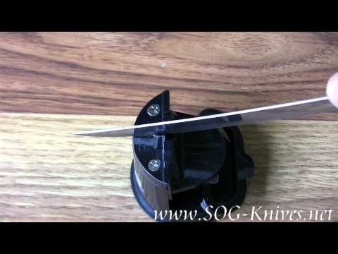 SOG Countertop Knife Sharpener SH-02 Demo