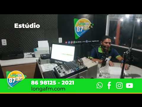 Estúdio da rádio longá FM