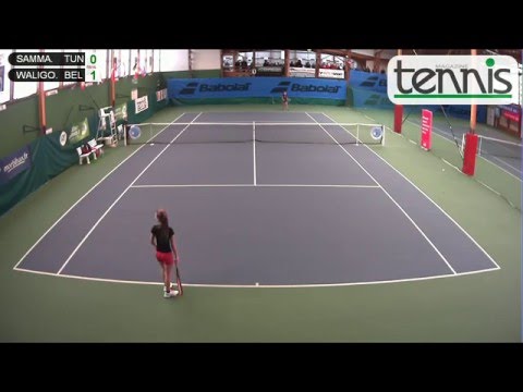 Sammari (TUN) - Waligora (BEL) - Open Super 12 Auray Tennis