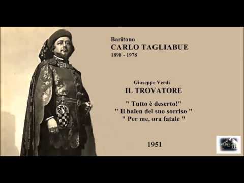 Baritono CARLO TAGLIABUE - Il trovatore 