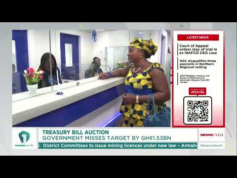 Treasury Bills: Government Raises GH¢3.48bn Against GH¢5.01bn Target | News Feed