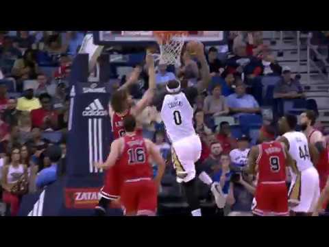 Boogie POWERS Down Dunk vs Bulls | April 2, 2017