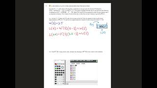AP Calculus AB - Unit 4 Progress Check (FRQs)
