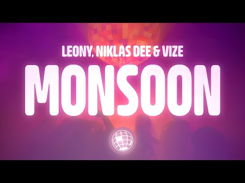 VIZE, Leony, Niklas Dee  - Monsoon (Lyrics) fT. Tokio Hotel