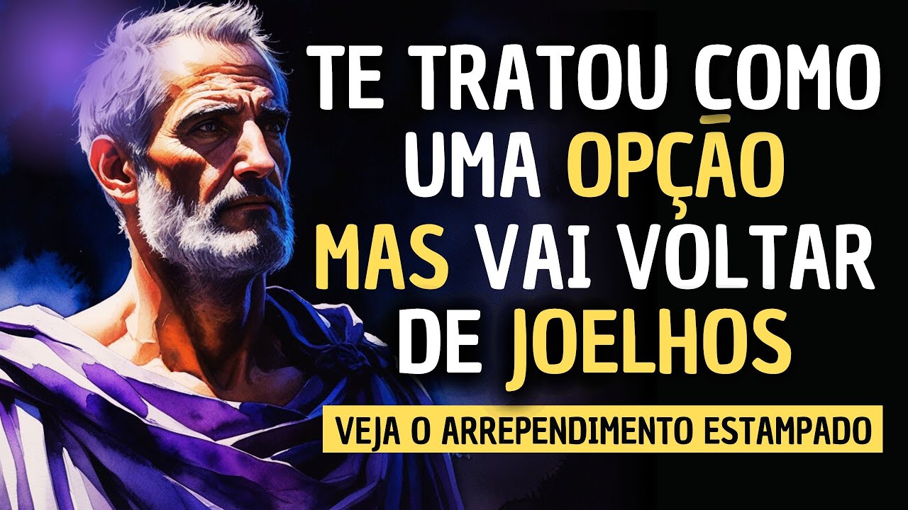 12 LIÇÕES para se TORNAR um LUXO e não apenas uma OPÇÃO | ESTOICISMO