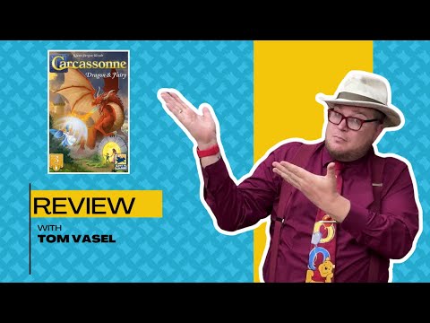 Dragon & Fairy Carcassonne Expansion Review:  Quick Take with Tom Vasel