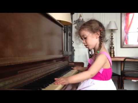 Piano improvisation by my niece