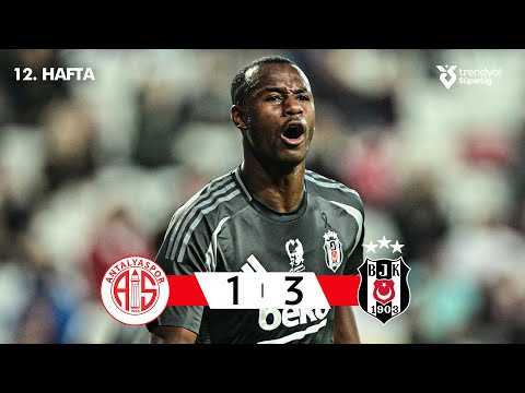 Antalyaspor (1-3) Beşiktaş - Highlights/Özet | Trendyol Süper Lig - 2025/26