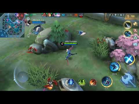 1 vs 3 with saber hero 😱 | mlbb saber hero gameplay
