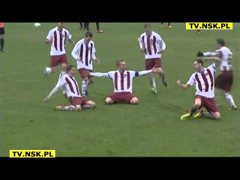 tv.nsk.pl 2013-11-03 Concordia Elbląg - Garbarnia Kraków 1-2 (0-0) bramki relacja konferencja
