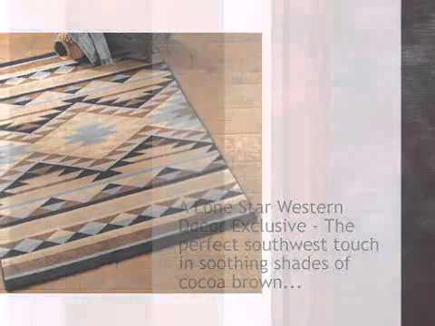 Sallisaw Blue Southwestern Rug - 8 x 11 - lonestarwesterndecor.com