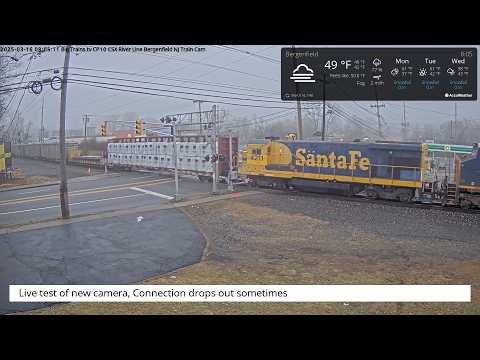 Vista en directo de la webcam Cruce ferroviario CSX River Line, Bergenfield