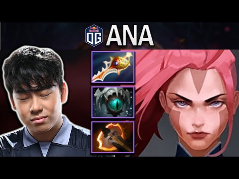 OG.ANA SMURF ANTI-MAGE WITH EPIC 21 KILLS - DOTA 2 PRO GAMEPLAY