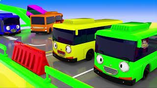 Learn Colors & Street Vehicles Names | Glass Drums Coloring Station | Soccer Balls Color Changing