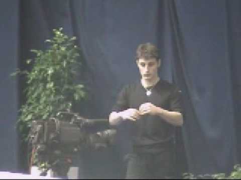 Brian Joubert training 2008 EC Zagreb