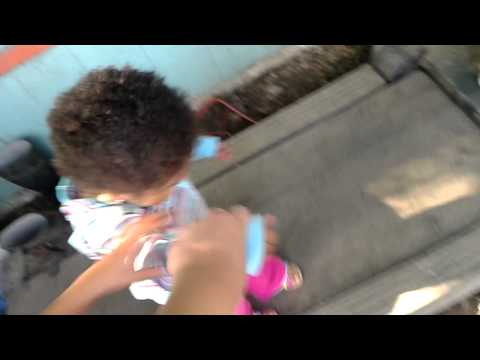 Baby yaneli on tredmill lol
