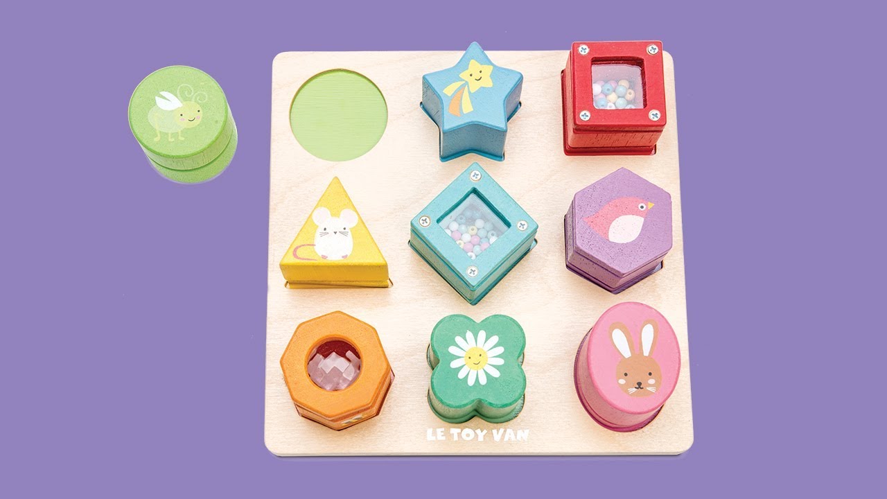 Le Toy Van Petilou Veselá motorická vkládačka