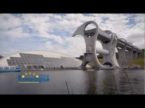 Falkirk wheel time lapse