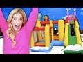 24 Hours Inside A GAME MASTER BOUNCE HOUSE Who Wins 10 000 Matt Missing In Top Secret Hideout