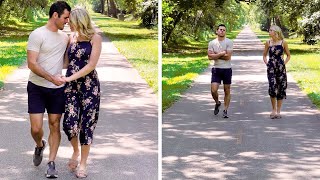 How Different Couples Walk Together.