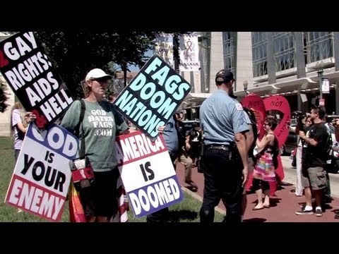 Westboro Baptists at the Convention Center