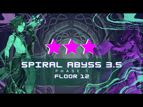 Xiao C1 Hyper Carry & Cyno C1 Hyperbloom - Spiral abyss 3.5 floor 12
