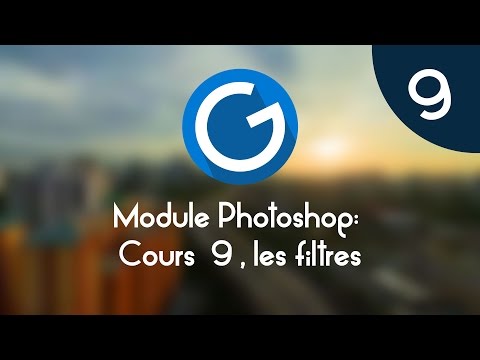Formation IMM Module Photoshop Cours tuto 9 les filtres