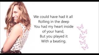 Hannah Huston - Rolling In The Deep (Lyrics)